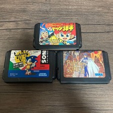 Sega Mega Drive Sonic Hedgehog Phantasy Star II Dodonpyo 3 Set NTSC-J Retro