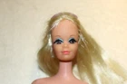Vintage 1966 Barbie Doll by Mattel w/ carry case Made in Japan w/ accessories
