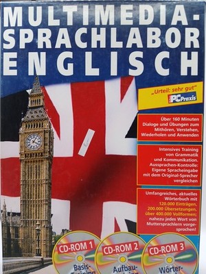 Multimedia Sprachlabor - Englisch Ihr persönliches Sprachlabor am PC ; 3 Schwier