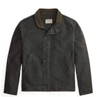 RRL By Ralph Lauren Corduroy-Collar Cotton Deck Jacket Vintage Black