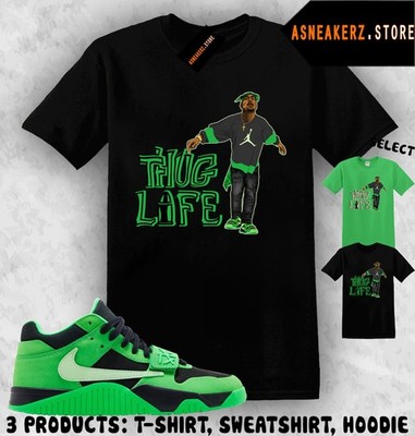 Shirt Matching Travis Jumpman Jack Green Spark Match Sneaker Sneakerhead Tupac