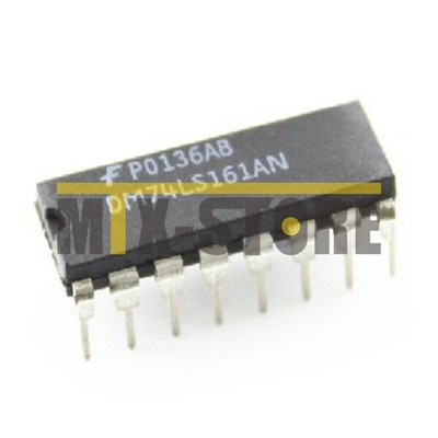 10PCS DM74LS161AN Encapsulation''DIP-16'Synchronous 4-Bit Binary Counters #zb