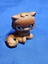 Hasbro Littlest Pet Shop LPS Brown Persian Cat #238 Spring Egg Target Exclusive