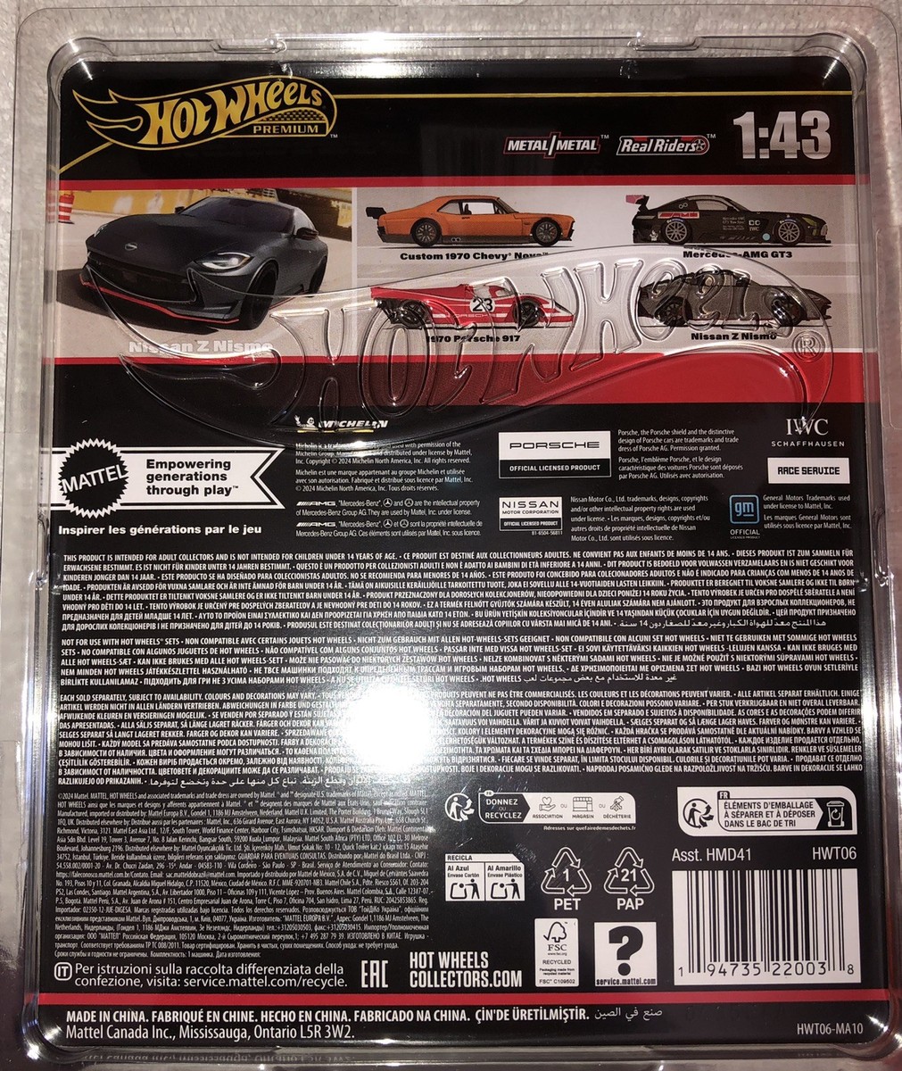 Hot Wheels Premium 2025 #21 Metal Real Riders 1:43 Scale Nissan Z