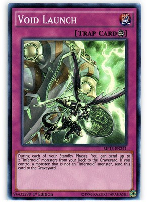1 x Void Launch - MP15-EN241 - Super Rare - 1st Edition Near Mint, English