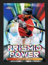 Jose Ramirez 2021 Topps Chrome #PP-9 Prismic Power Guardians