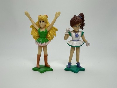 Vintage Zodiac Teens Saba Retro Doll Figures Lot Of 2 - Star Base 2.5 In