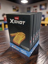 Zuru X-Shot X Shot Pro, 1 Half Clip And 1 Full Clip Clips Only LOT OF 5