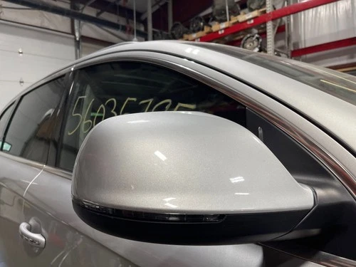 2015 Audi Q7 Door Mirror Passenger Right Power Blind Spot Ice Silver PCLX7W OEM