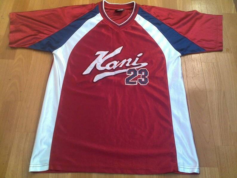 Karl Kani jersey, vintage t-shirt 90s hip hop 1990s