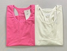 Women's Nike Dri-Fit DJ0948 Mesh Running Short Sleeve Shirt Size Small