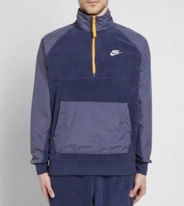 nike half zip navy