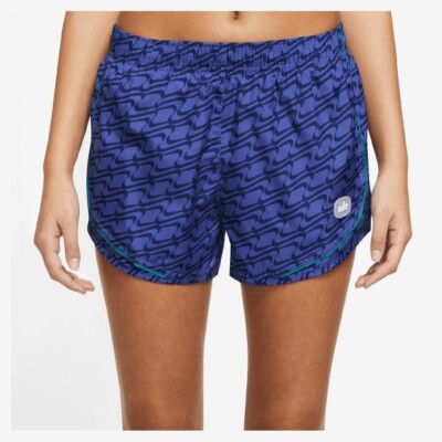 nike women's icon clash tempo printed running shorts
