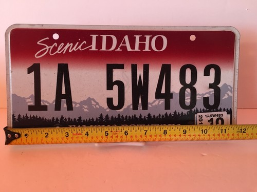 Idaho License Plate Famous Potatoes Scenic Graphic 1A 5W483 - Picture 6 of 7