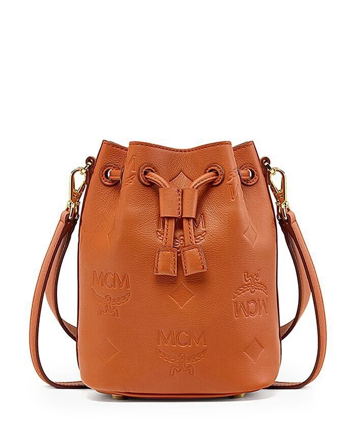 ★ MCM ★ DESSAU DRAWSTRING MN ショルダーバッグ Medium Dessau Drawstring Bag in Visetos Cognac | MCM ®US