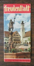 VINTAGE 1960'S FREUDENSTADT GERMANY TRAVEL VACATION BROCHURE PAMPHLET SKI RESORT