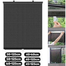 Universal Roller Blinds Suction Cup Sunshade Blackout Curtain Car Window Curtain