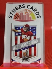 Mac Jones 2021 Leaf Draft All American Alabama/New England Patriots Rookie