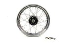 16 x 3.00 Front or Rear Black Hub Chrome Spoke Wheel for FL FX 1967 -1972 Harley