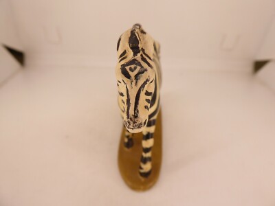 Figurine Quiralu Zèbre - Wild Animal - Aluminium - 1:32 - France - Repeinte - Occasion
