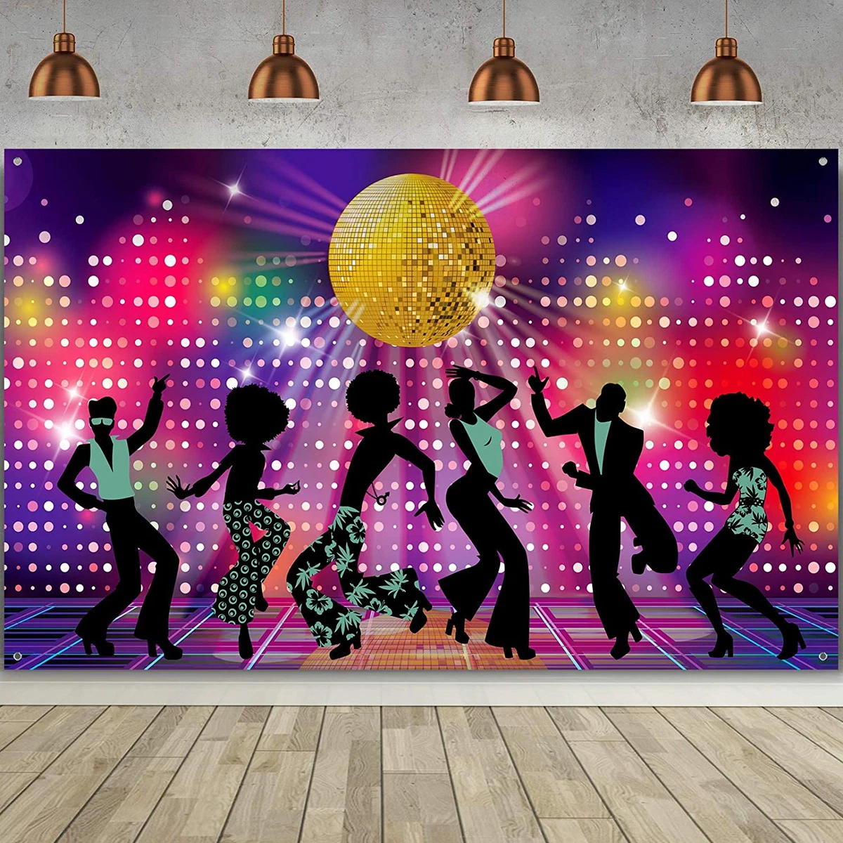 70S 80S 90S Disco Party Backdrop Retro Disco Party Decorations Disco Fever  Dance