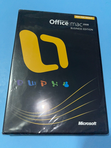 Microsoft Office MAC 2008 Business Edition (FACTORY SEALED) | eBay