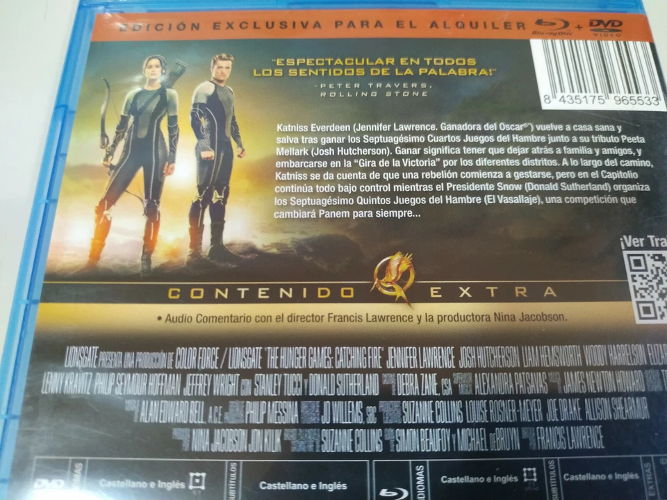 Los Juegos Del Hambre En Llamas - Blu-Ray Español Inglés - Image 4 of 4