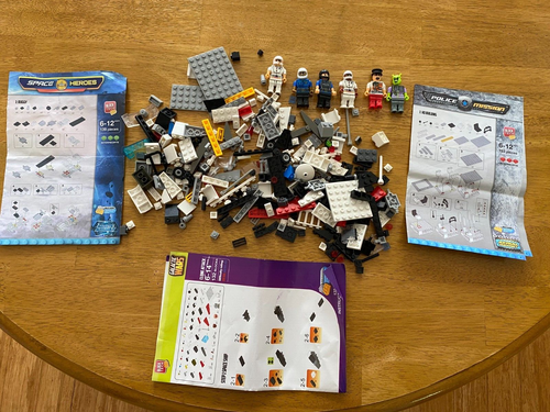 Block Tech Characters Block Tech 6 Characters, 350+ Pieces, 3 Brochures | eBay