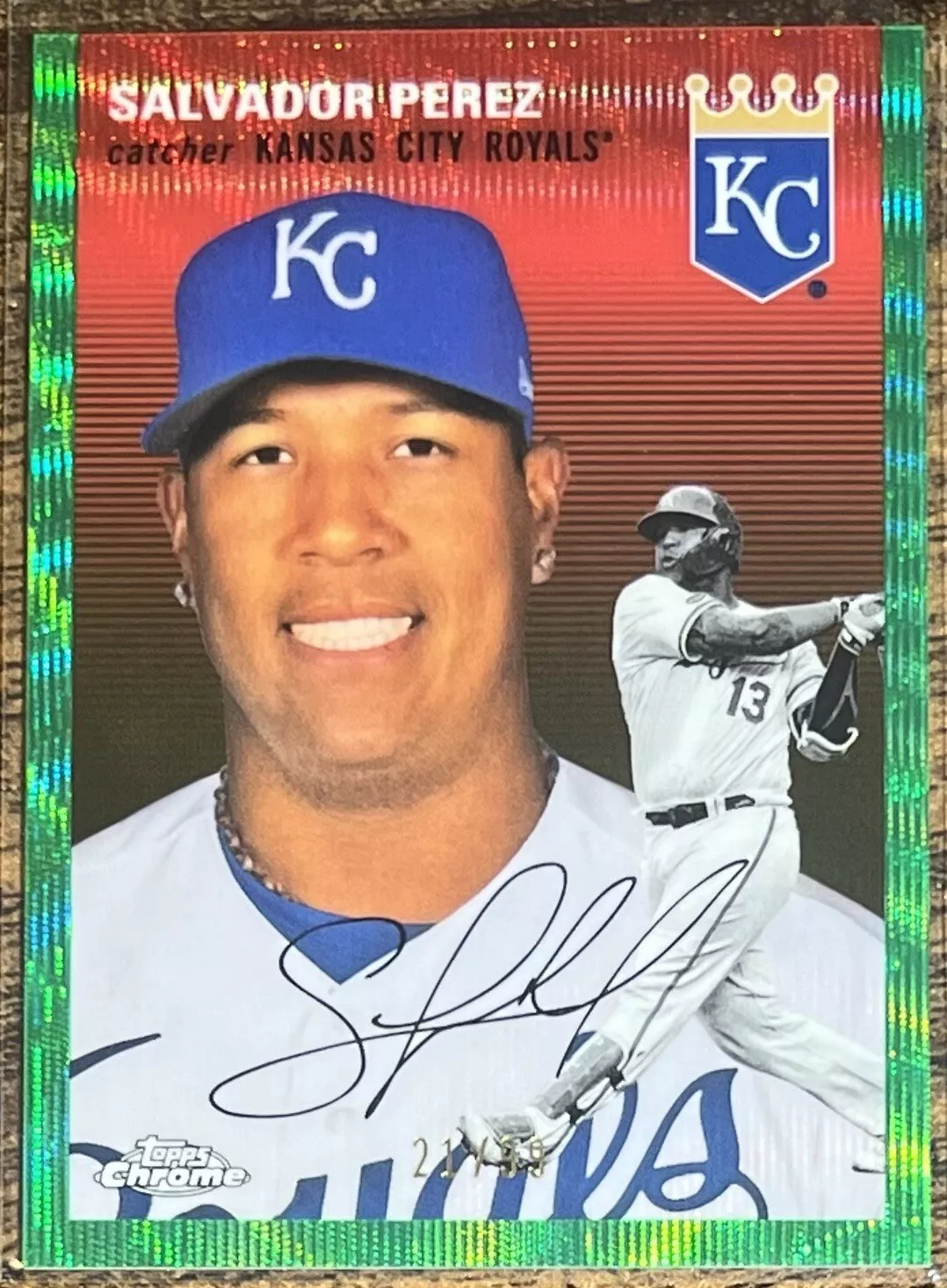 Salvador Perez trading card