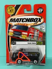 MATCHBOX #57/75 RESCUE ROOKIES TRASH TRUCK SKIP BIN RUBBISH 3+
