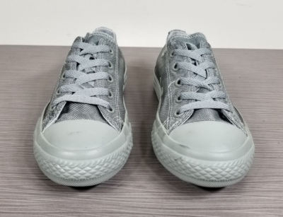 Converse Chuck Taylor All Star Mono Ox, Grey Canvas, Little