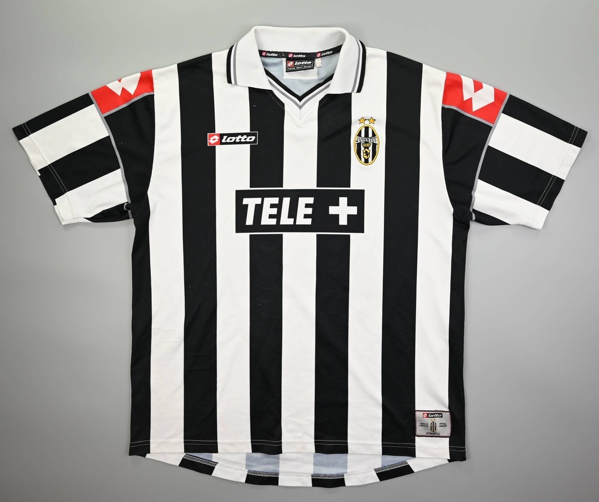 lotto - 未使用  Lotto製 セリエA ユベントス Juventus クラシック Juventus Official Jersey Original LOTTO Soccer XLarge Made