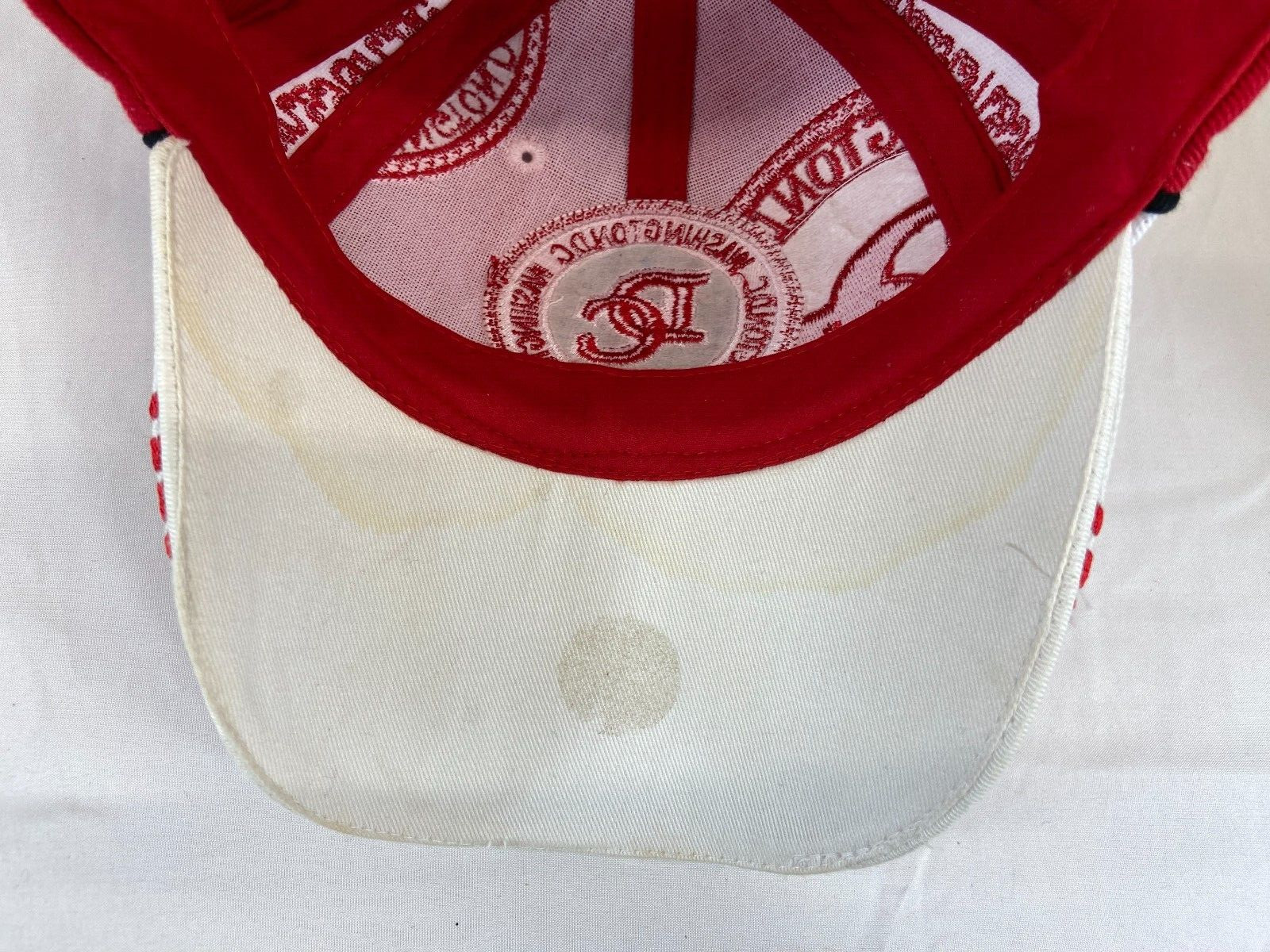 Washington DC Baseball Cap Strapback Hat Red Whit… - image 8