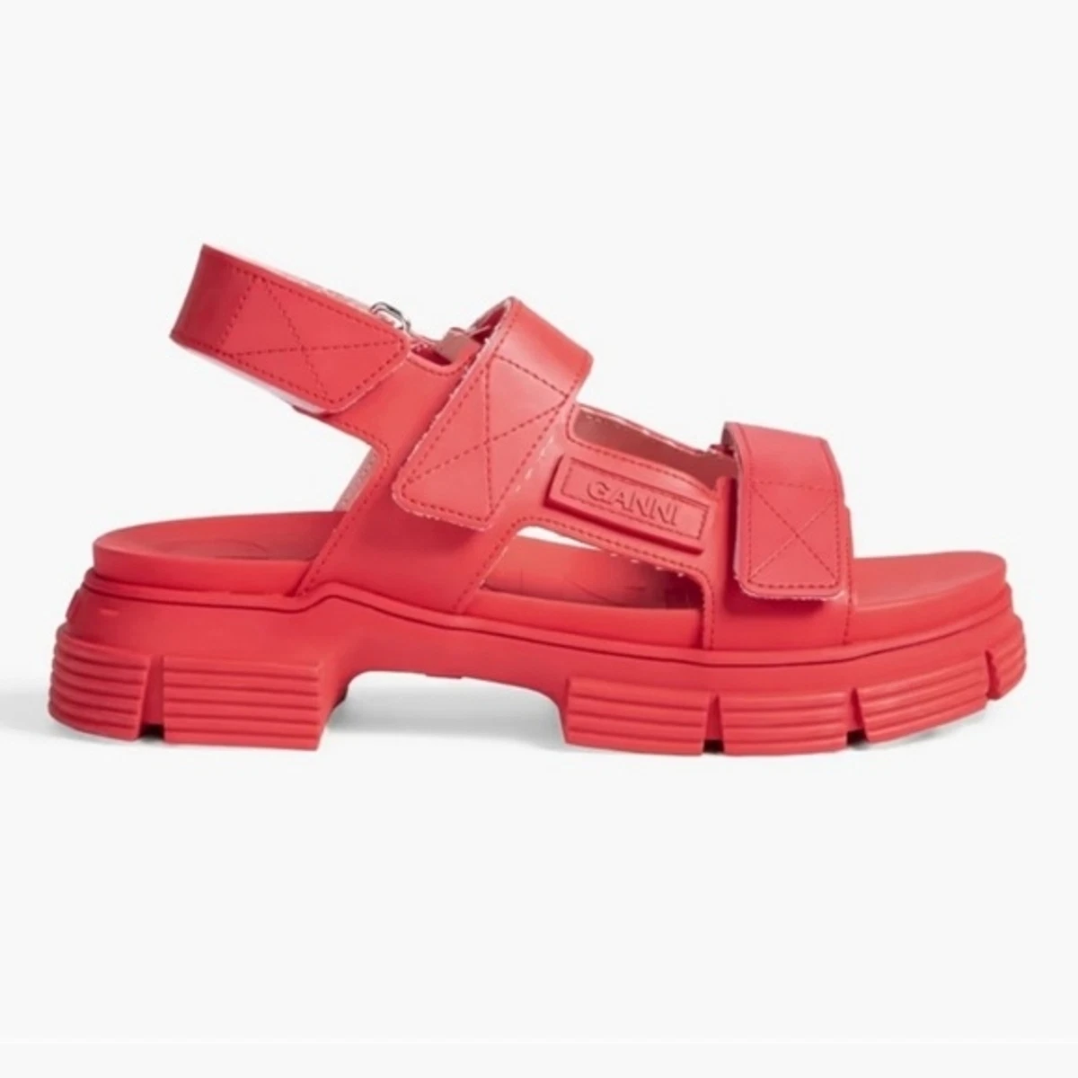 Chunky red hotsell sandals