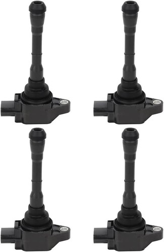 4x Champion Spark Plug Kits & 4x Ignition Coil for Juke 2011-2017 L4 1.6L - Picture 2 of 9