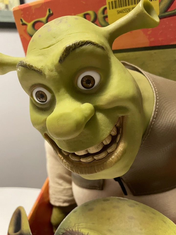 史莱克 2 特大毛绒公仔超级罕见 14 英寸 BH 泰迪熊 - 全新带盒原装 — 第 2/4 张图片