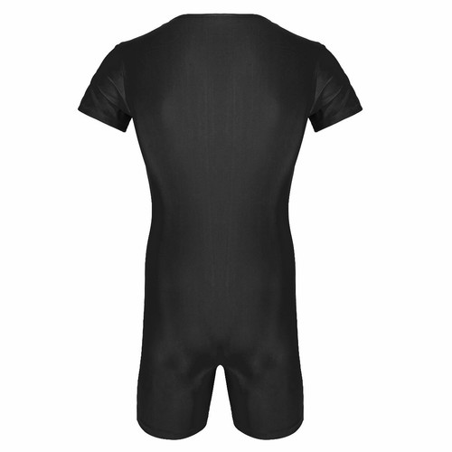 FEESHOW Mens Modified Wrestling Singlet Sport Bodysuit Leotard Unitard Underwear - Picture 58 of 115