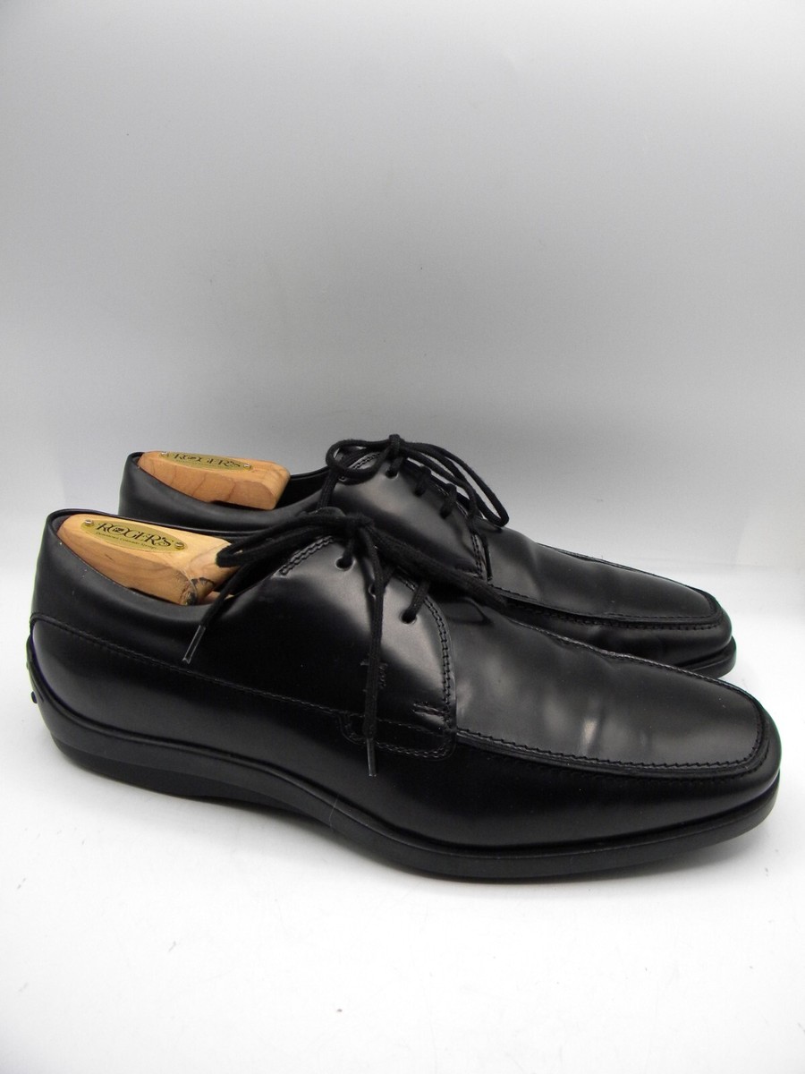 \'Tod\'s Black Leather Oxford Shoes Men US size 7.5 TOD main image 4