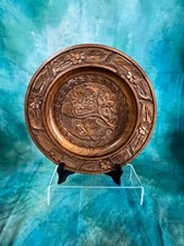 Hand Carved Decorative Wooden Bowl - 12 Inches Diameter