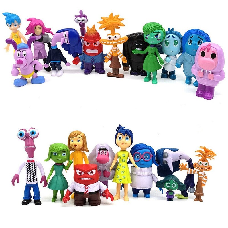 Inside Out 2 Disney Anxiety Ennui Anger Joy Sadness Action Figure Toys Doll Gift