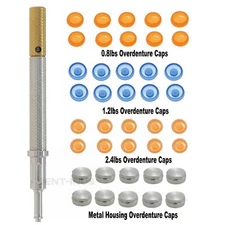 Dental Strong Retentive Caps Overdenture Metal Housing Attachments Abutments