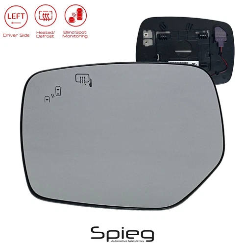 Side Mirror Glass for 2014-2017 SUBARU LEGACY & OUTBACK BSM Heated Driver Side