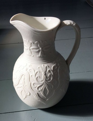 Willian Brownfield & Sons Cobridge Krug weiß 'Tirol' 1850-1871 Krug 18 cm