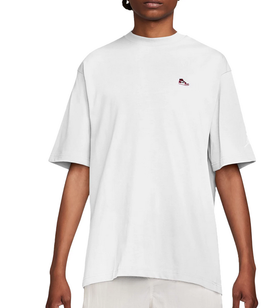 ★Nike★ Jordan Brand Sneaker Patch T-Shirt M White Varsity NWT - Jordan Brand Sneaker Patch Short Sleeve T-Shirt LARGE