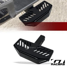 Matte Blk Heavy Duty Style Rear Bumper Trailer Hitch Step w/2" Tow Receiver G14