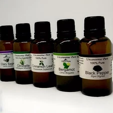 Pure 30 mL Therapeutic Grade Essential Oil — 100% Pure, Undiluted, 50+ Scents