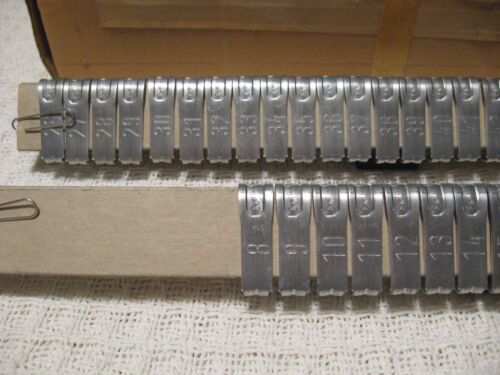 Vintage 70er Aluminium/Metall "Edward R. Summers Ogden Utah" Kuh Ohrmarken 8 bis 50 - Bild 2 von 10