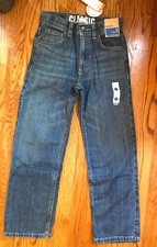 NWT Gymboree Sz 8 Boy Blue Jeans INDIGO DYE Classic Adjustable Waist 5-Pocket