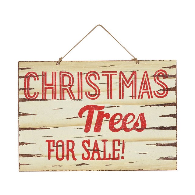 Dept 56 "Christmas Trees for Sale Sign" 4043498 New eBay