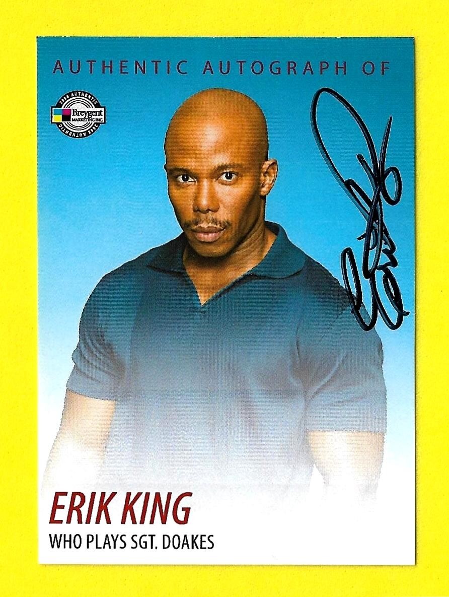 2009 Breygent Dexter Season 1 & 2 Autograph DA8 Erik King as